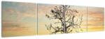Mivali Tablou - Copac în deșert, din patru bucăți 160x40 cm (V022955V16040)