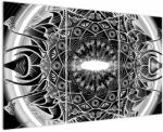 Mivali Tablou cu ornamente alb negre, din trei bucăți 120x80 cm (V020832V120803PCS)