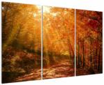 Mivali Tablou cu pădurea în toamnă, din trei bucăți 120x80 cm (V021203V120803PCS)