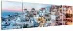 Mivali Tablou - Amurg în Santorini, din trei bucăți 170x50 cm (V021616V17050)
