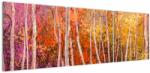 Mivali Tablou - Pădurea colorată, din trei bucăți 150x50 cm (V023176V15050)