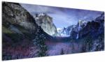 Mivali Tablou cu peisaj montan iarna, dintr-o bucată 145x58 cm (V020242V14558)