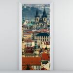 Mivali Fototapet pentru ușă - Praga panoramic (D021620D95205)