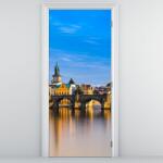 Mivali Fototapet pentru ușă - Podul Karol (D020713D95205)