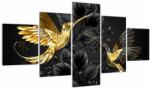 Mivali Tablou -Cu ochii de Colibri artistic, din cinci bucăți 125x70 cm (V022167V12570)