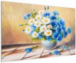 Mivali Tablou pictat cu vaza și flori, dintr-o bucată 120x80 cm (V022252V12080)