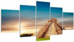 Mivali Tablou - Monumente renumite maiașe, din cinci bucăți 150x80 cm (V021937V150805PCS)