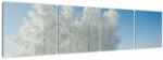 Mivali Tablou - Peisaj înzăpezit, din patru bucăți 160x40 cm (V022320V16040)
