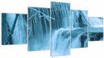 Mivali Tablou - cascadele închețate, din cinci bucăți 150x80 cm (V020123V150805PCS)