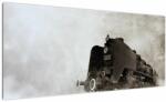 Mivali Tablou - Tren în ceață, dintr-o bucată 100x40 cm (V021961V10040)