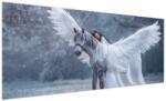 Mivali Tablou - Fata și unicorn, dintr-o bucată 250x125 cm (V023120V250125)