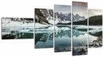 Mivali Tablou - lacul iarna, din cinci bucăți 110x60 cm (V020181V11060)
