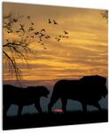 Mivali Tablou cu Safari, dintr-o bucată 50x50 cm (V020692V5050)
