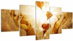 Mivali Tablou - pictura mâinilor pline de dragoste, din cinci bucăți 150x80 cm (V021978V150805PCS)