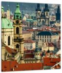 Mivali Tablou - Panorama din Praga, dintr-o bucată 30x30 cm (V021620V3030)