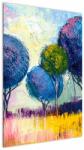 Mivali Tablou - Copaci, pictură în ulei, dintr-o bucată 60x90 cm (V023062V6090)