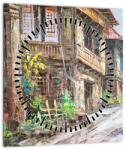 Mivali Tablou - Satul filipinez, Asia (cu ceas), dintr-o bucată 30x30 cm cu ceas (V023208V3030C)