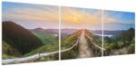 Mivali Tablou - Potecă de munte, din trei bucăți 150x50 cm (V023854V15050)