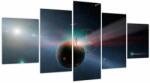 Mivali Tablou cu planetă mică (cu ceas), din cinci bucăți 150x80 cm cu ceas (V020695V15080C)