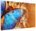 Mivali Tablou - Fluture albastru, dintr-o bucată 100x70 cm (V022831V10070)