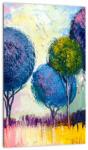 Mivali Tablou - Copaci, pictură în ulei, dintr-o bucată 20x30 cm (V023062V2030)