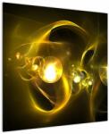 Mivali Tabloul abstract cu bile galbene, dintr-o bucată 70x70 cm (V020150V7070)