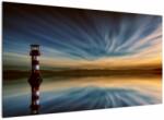 Mivali Tablou cu farul în mare, dintr-o bucată 120x70 cm (V020167V12070)