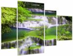 Mivali Tablou - Cascada Huay Mae Khamin, Kanchanaburi, Thailanda (cu ceas) (V023679V11075C)