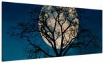 Mivali Tablou copacului cu lună plină, dintr-o bucată 100x40 cm (V021355V10040)