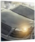 Mivali Tablou pe sticlă cu Audi - gri, dintr-o bucată 40x40 cm pe sticlă (V020631V4040GD)