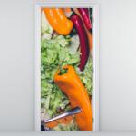 Mivali Fototapet pentru ușă - Legume (D021179D95205)