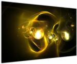 Mivali Tabloul abstract cu bile galbene, dintr-o bucată 120x80 cm (V020150V12080)