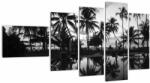 Mivali Tablou - Insula tropicală, din cinci bucăți 110x60 cm (V023145V11060)