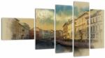 Mivali Tablou - Râul Moyka, Sankt Petersburg, Rusia, din cinci bucăți 110x60 cm (V023205V11060)