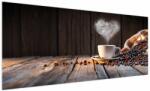 Mivali Tablou - Timp pentru cafea, dintr-o bucată 250x125 cm (V022822V250125)