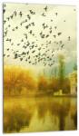 Mivali Tablou peisajului pictat cu sediul, dintr-o bucată 20x30 cm (V021987V2030)