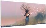 Mivali Tablou - Natura vie, din patru bucăți 160x80 cm (V023141V16080)