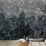 Mivali Fototapet - Plante în întuneric, vlies, 147x102 cm (T100004TQ3)