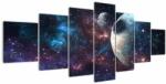 Mivali Tablou cu cosmos, din șapte bucăți 210x100 cm (V022089V210100)