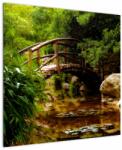 Mivali Tablou - Pod prin râu, dintr-o bucată 70x70 cm (V022194V7070)