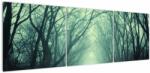 Mivali Tablou - Alee cu copaci, din trei bucăți 150x50 cm (V021972V15050)