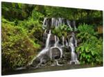 Mivali Tablou - Cascadă tropicală, dintr-o bucată 120x70 cm (V022550V12070)