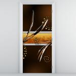 Mivali Fototapet pentru ușă - Fluturi abstract (D022069D95205)