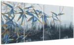 Mivali Tablou - Bambus pe perete, din patru bucăți 160x80 cm (V022875V16080)