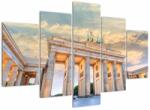 Mivali Tablou - Poarta Brandenburg, Berlin, Germania, din cinci bucăți 150x105 cm (V023107V150105)