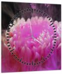 Mivali Tablou cu floare în fum roz (cu ceas), dintr-o bucată 30x30 cm cu ceas (V020433V3030C)