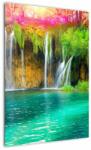 Mivali Tablou - Cascada, Lacurile Plitvice, Croația, dintr-o bucată 50x70 cm (V022939V5070)