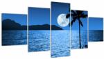 Mivali Tablou - Luna deasupra nivelului mării, din cinci bucăți 150x80 cm (V021923V150805PCS)