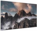 Mivali Tablou - Dolomiți Italieni ascunși în ceață, dintr-o bucată 120x80 cm (V021678V12080)