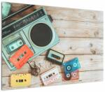 Mivali Tablou - Radio retro, dintr-o bucată 100x70 cm (V023085V10070)